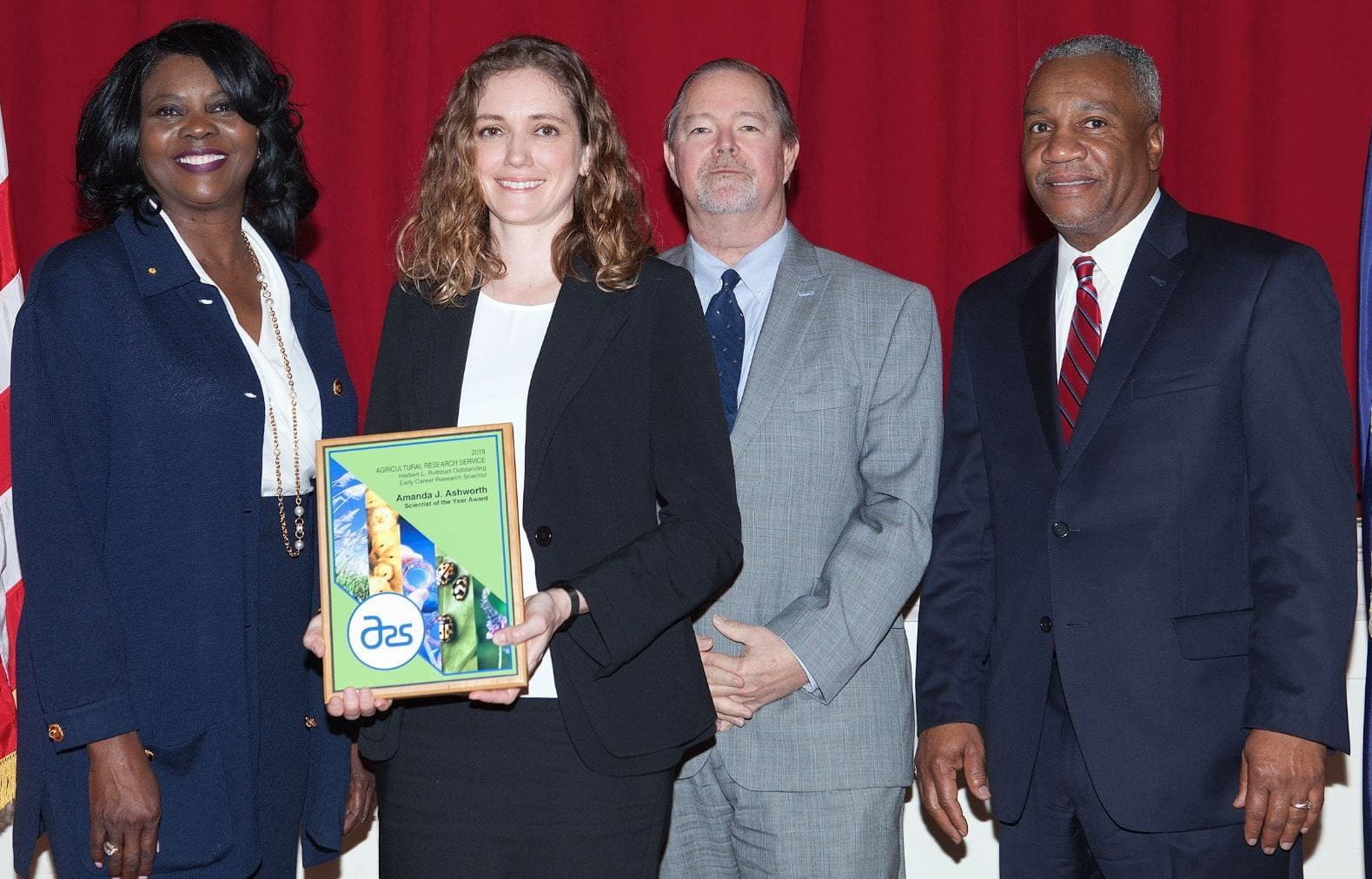 Amanda Ashworth Receives National Early Career Award from USDA-ARS