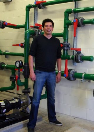 Dr. Julian Fairey, associate professor, wanted to know: do nitrosamines form in biofilms lining distribution pipes?